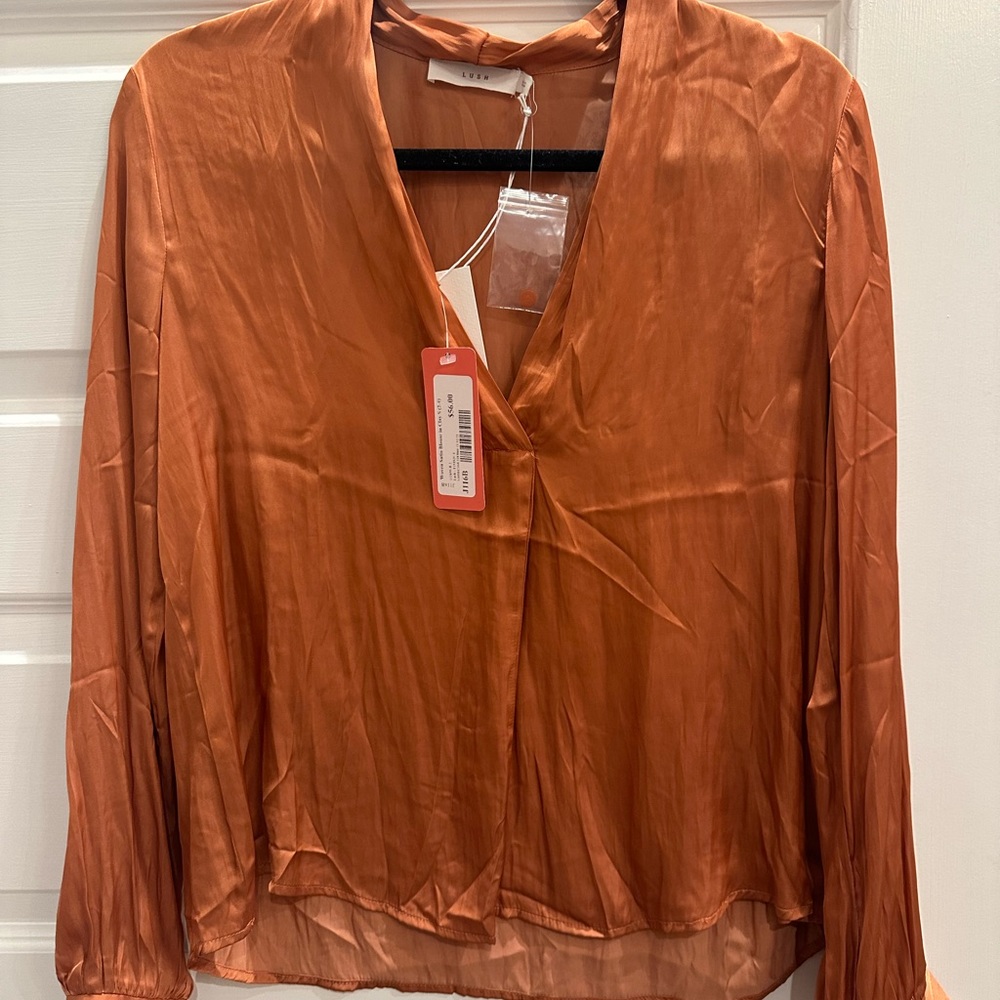 Lush Satin Blouse